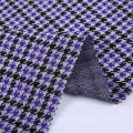 High quality japanese pattern houndstooth polyester textured stock fabric